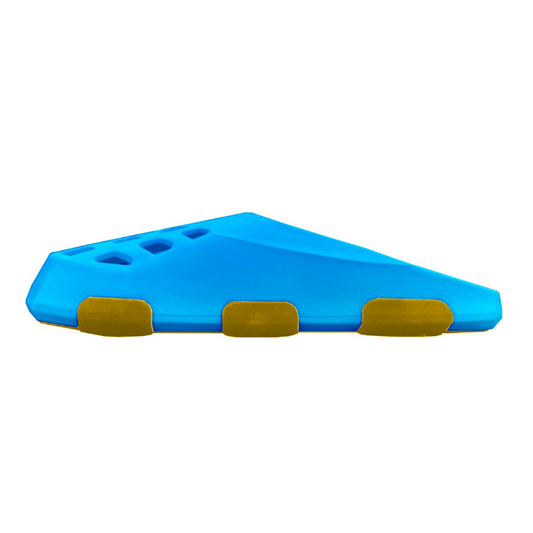 Zeer 3 unisex-adult - blue with brown sole stripes