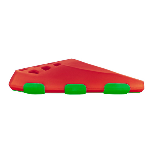 Zeer 3 unisex-adult - red with green sole stripes
